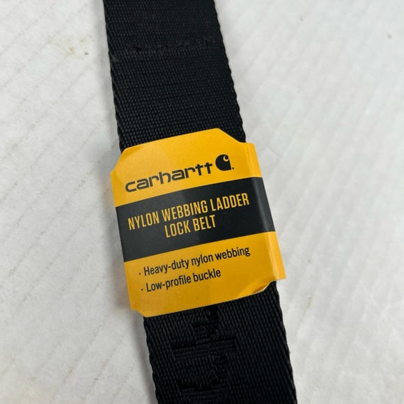 Carhartt Nylon Webbing Belt in Black men’s large pant size 36-38 - Picture 2 of 6